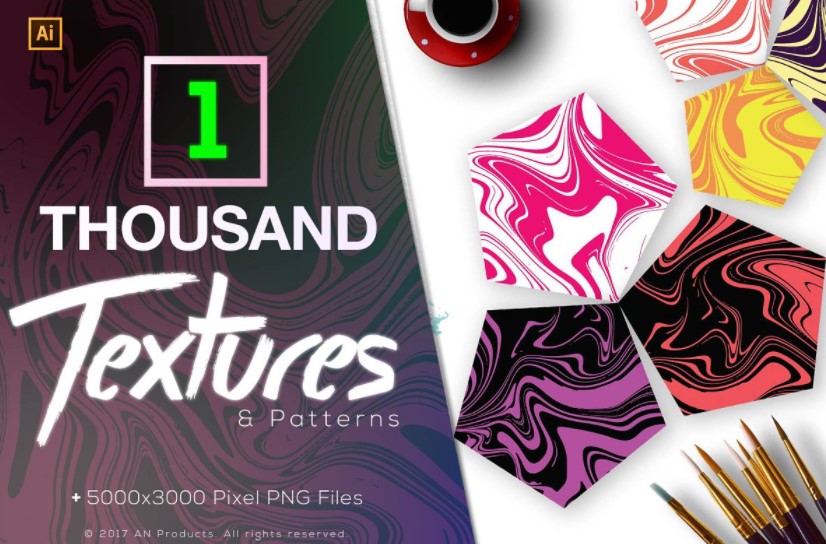 [Creativemarket] Premium 1000 + Marble Textures Pa_0.jpg